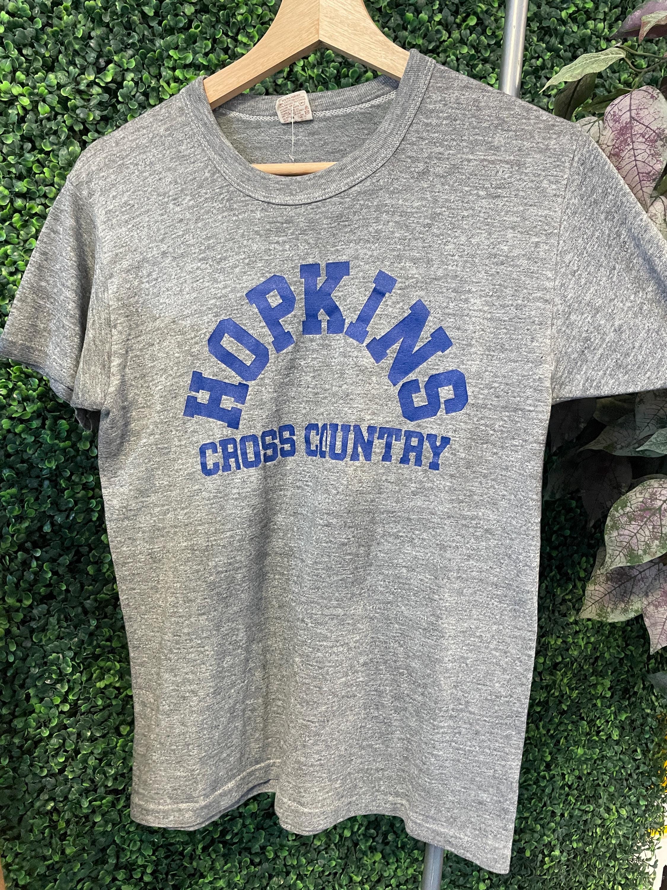 Vtg 70s HOPKINS TRACK RUSSELL Athletic Tshirt // Sports High