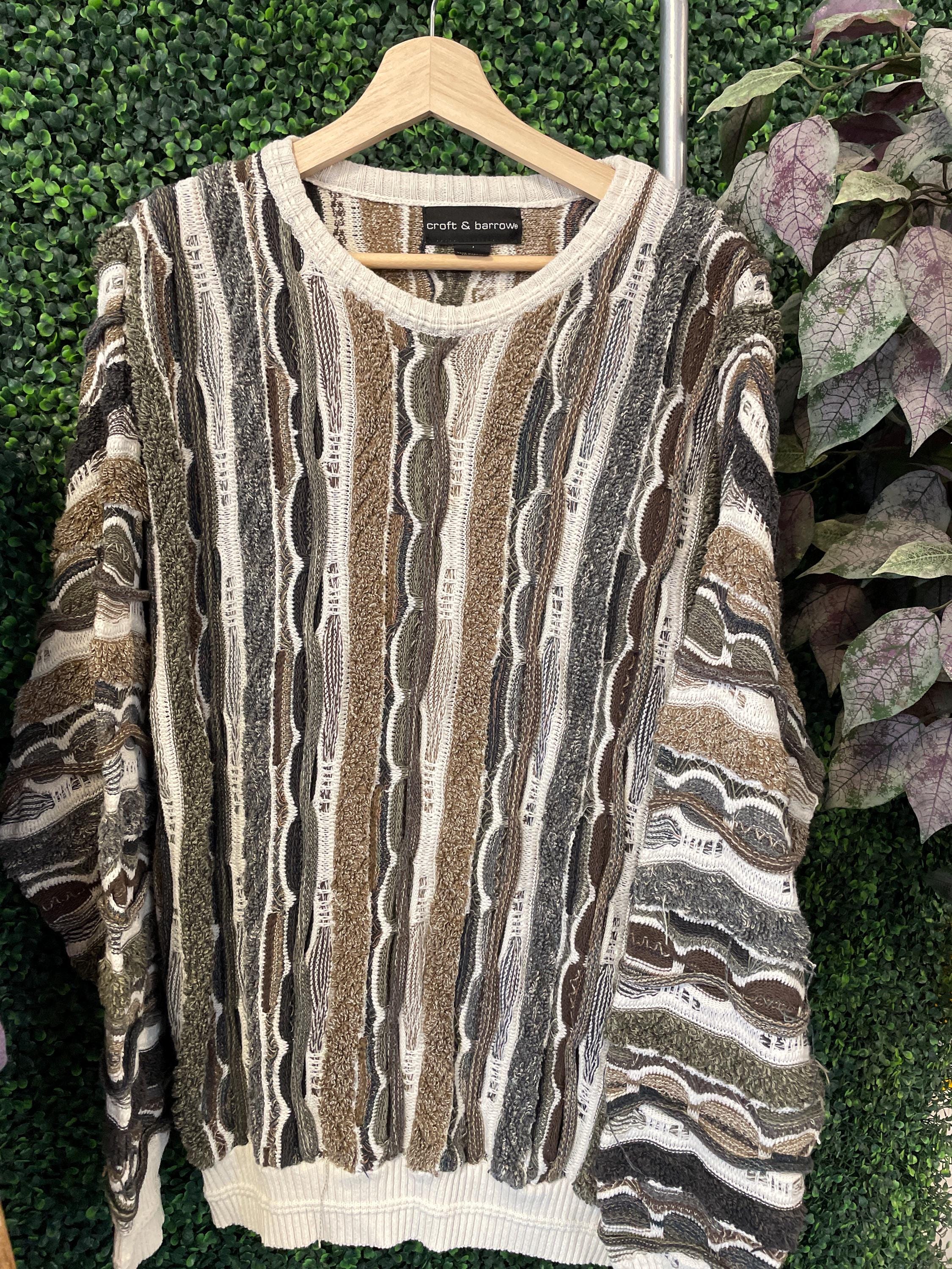 COOGI    croft&amp;barrow  ニット Vintage 90's Croft & Barrow Coogi Style Crewneck Sweater