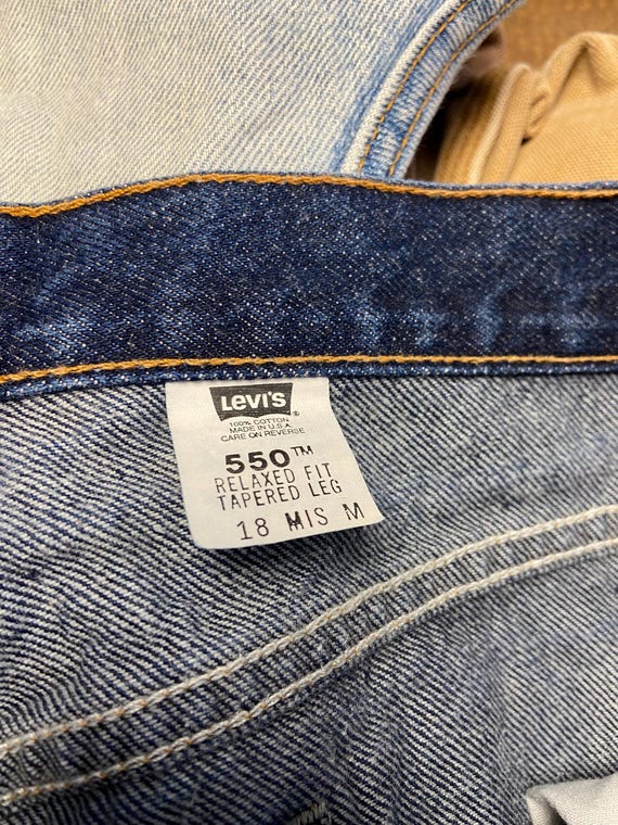 vtg 90s LEVIS 550 DENIM FEMME Cut Jeans 34 // vin… - image 2