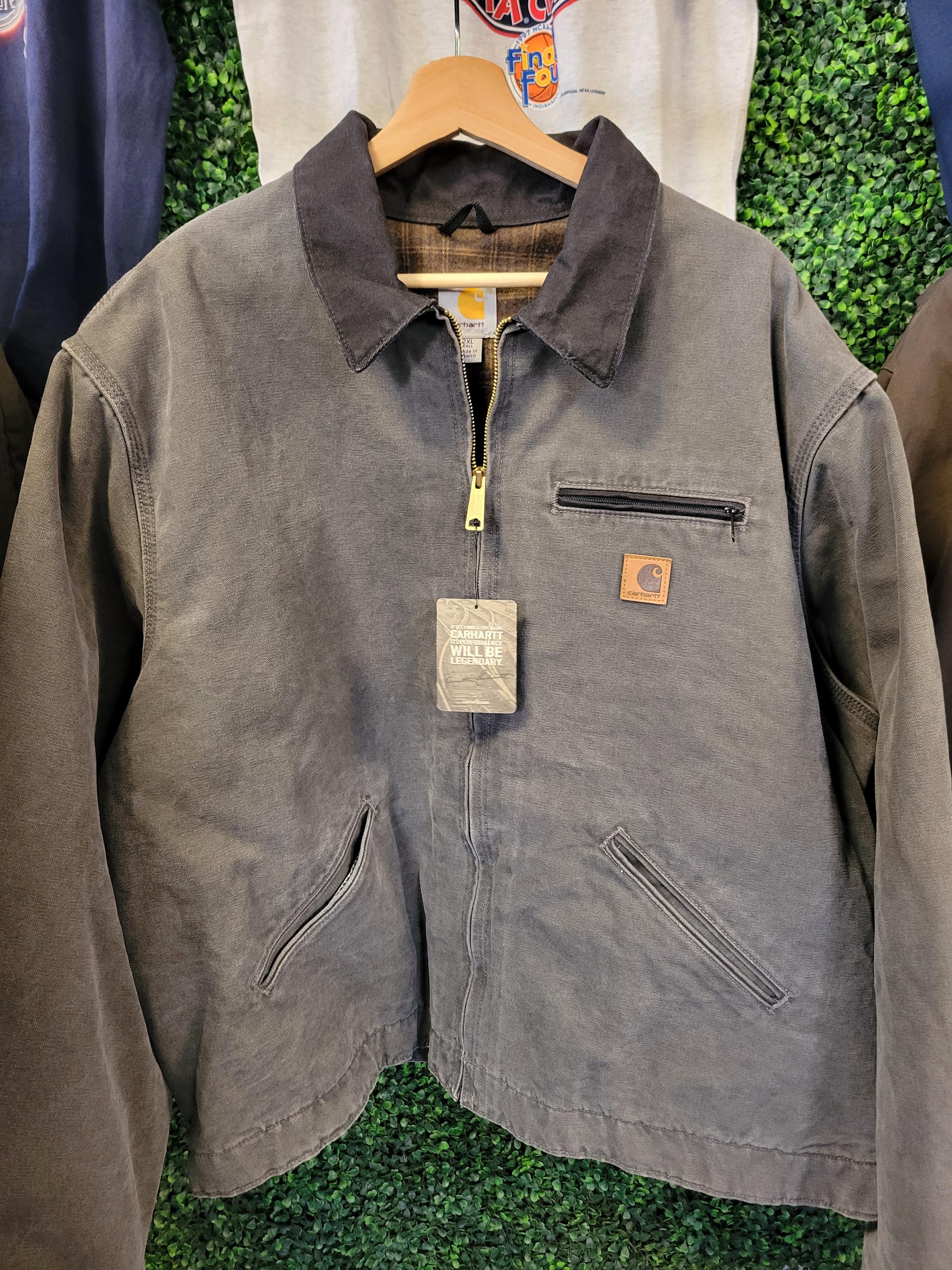 Carhartt カーハートデトロイトジャケットJ97グレー　S 中古・古着通販】CarHartt (カーハート) デトロイトジャケット グレー