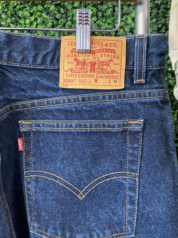 vtg 90s LEVIS 550 DENIM FEMME Cut Jeans 34 // vin… - image 3