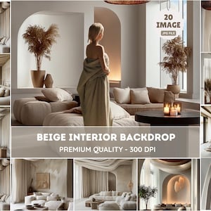 Interior Backgrounds Ultimate Bundle of 50, Home Cozy Background Mockups, Boho Mockups, High-Quality Stock Photo Templates JPEG files