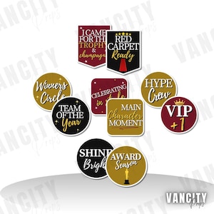 Awards Night PhotoBooth Props: Red Carpet Gala, 6mm PVC, Double Sided