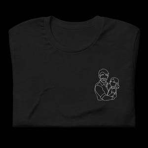 Vater und Kind T-Shirt, Vatertagsgeschenk für Papa, Sentimental Dad Tee, neues Vatergeschenk, Eltern-Kind-T-Shirt