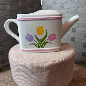 1985 Telaflora Watering Can/ Planter