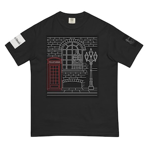 ST4.2 / T-shirt unisex tinta in capo pesante Red Box Street