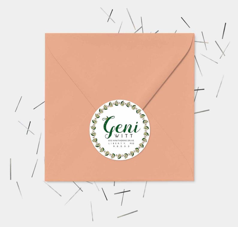 Simple Elegant Personal Address Label image 4