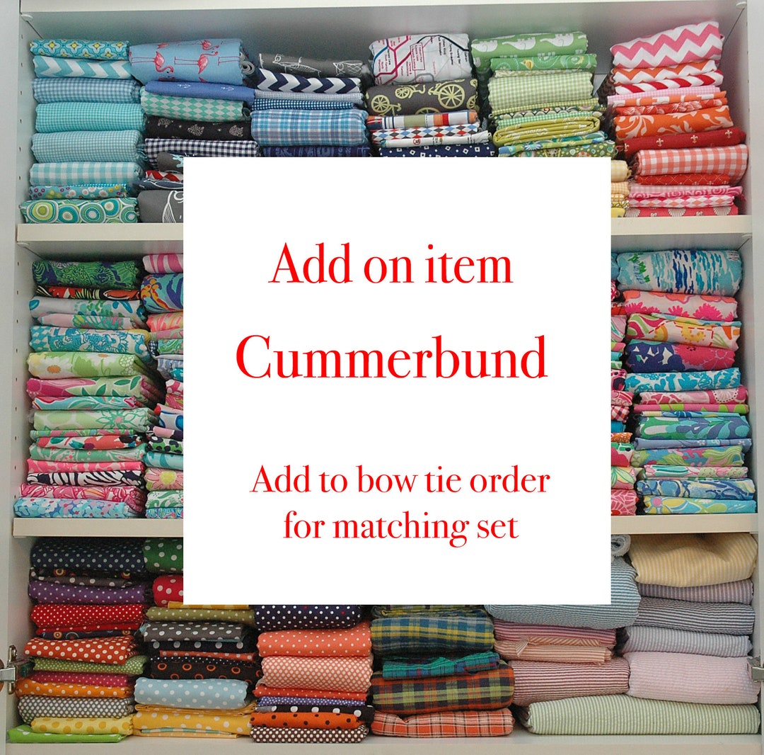 should bow tie match cummerbund
