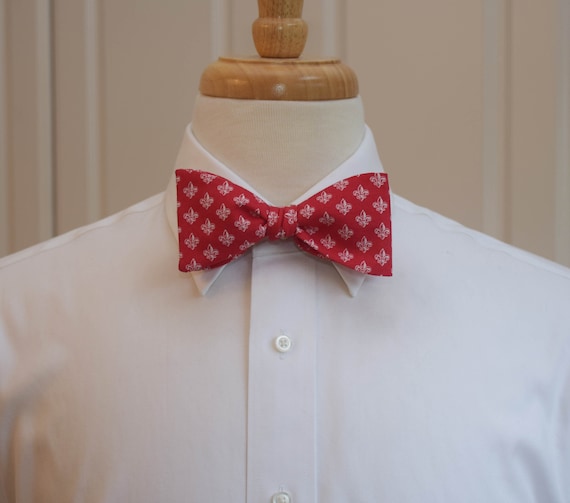 *BRAND NEW* BLUE AND RED CHECKED TUXEDO MENS BOW TIE B760