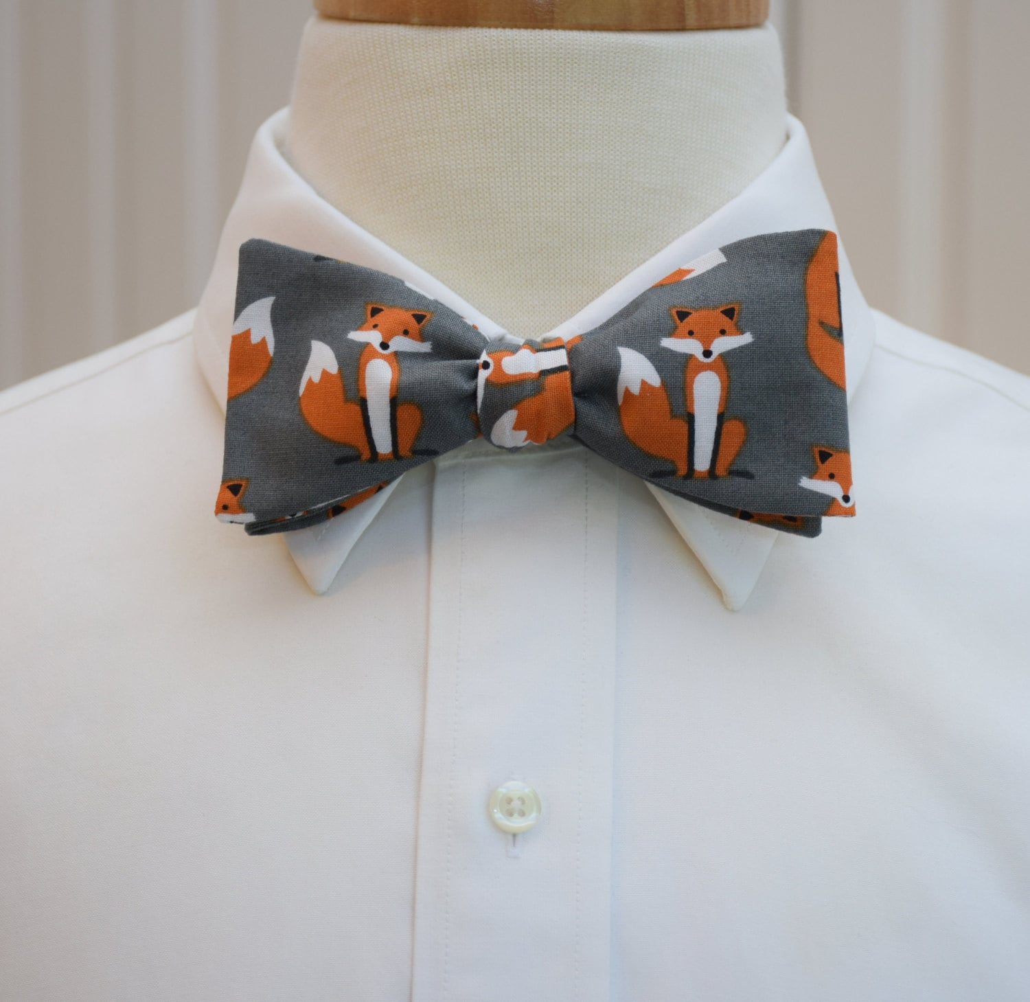 Children's GG wool silk bow tie