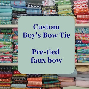 Boy's Bow Tie, Custom Made to order, father/son matching bow ties, wedding, toddler bow tie, ring bearer bow tie, infant - 10 year old sizes