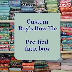 Custom Boy&#39;s Bow Tie: Infant, Toddler, Ring Bearer