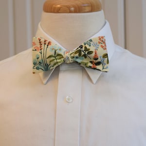 Rifle Paper Co. Floral Bow Tie: Amalfi Herb Garden Wedding Groomsmen