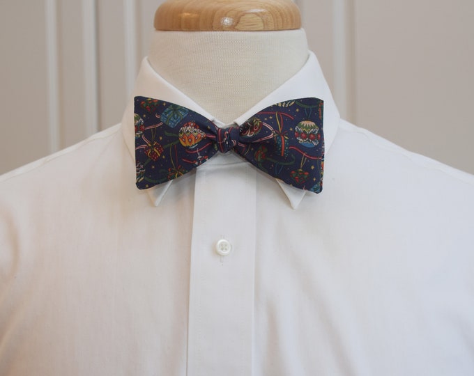 Bow Tie, Liberty of London dark blue House of Gifts, Christmas, holiday gifts design