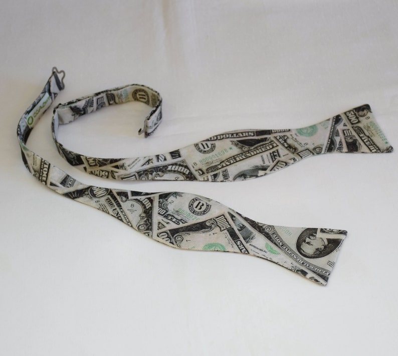 Men's Bow Tie US Money Design 500 Bucks Bow Tie US Money Etsy