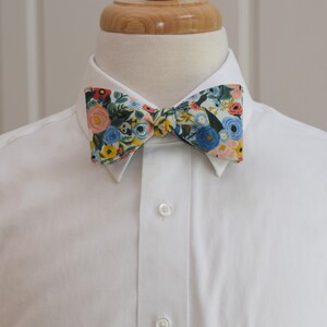 Rifle Paper Co. Floral Bow Tie: Wildwood Garden Party Wedding Groomsmen