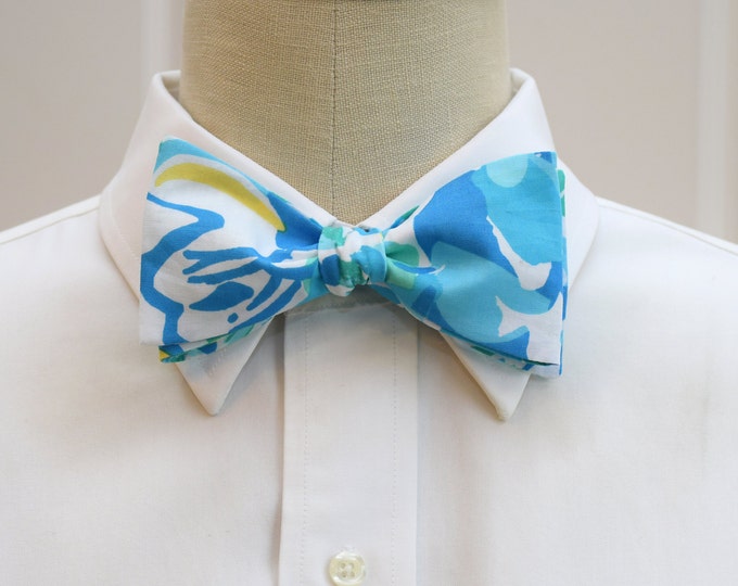 Bow Tie, aqua/blue/turquoise bow tie, groomsmen's gift, wedding bow tie, groom/groomsmen bow tie, prom/formals bow tie, Kentucky Derby