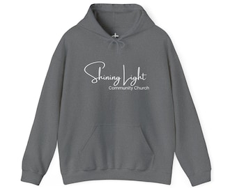 Faithful Comfort Hoodie - Shining Light Community Church, Unisex Sweatshirt, Religious Apparel, Christian Gift, Cozy Church Wear