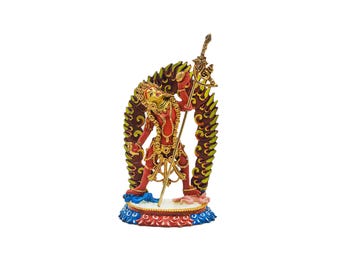 4-Inch Vajrayogini Buddhist Miniature Statue, Thangka Color Finishing