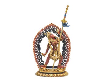 7-Inch Vajrayogini, Buddhist Miniature Statue, Thangka Color Finishing