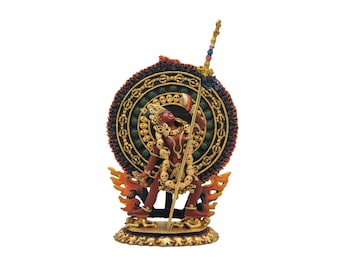 7-Inch Vajrayogini, Buddhist Miniature Statue, Thangka Color Finishing