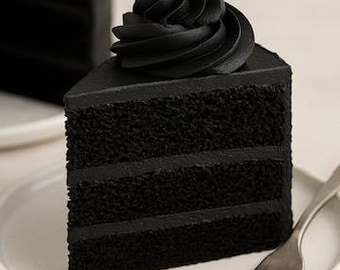 Receta de Pastel de Cacao Negro de Medianoche: Crema de Tahini Negro (Descargar)