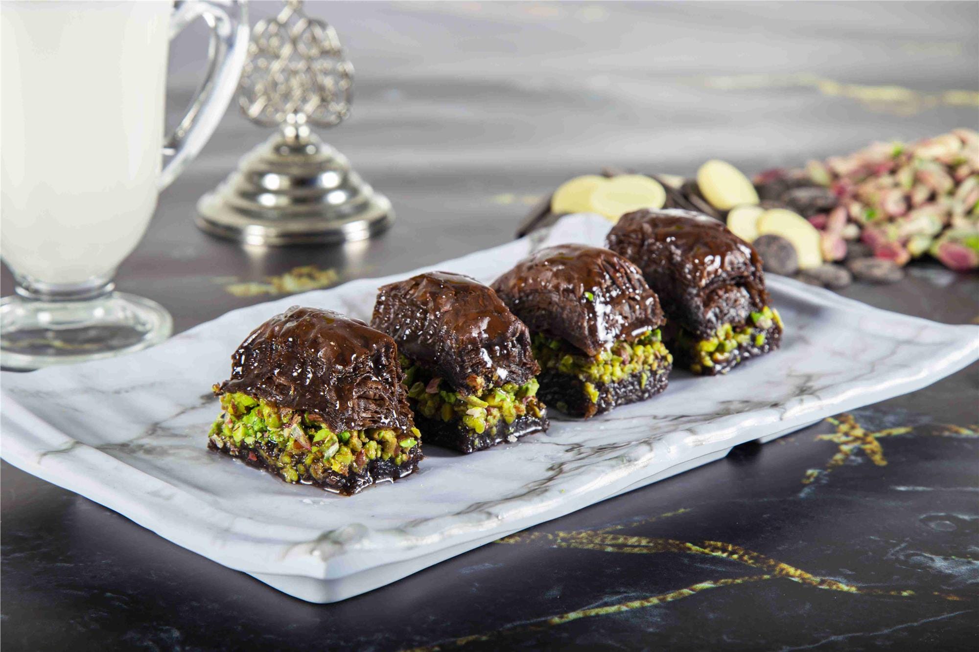 Chocolate Pistachio Baklava Recipe: Dubai-style Cocoa Phyllo (PDF ...