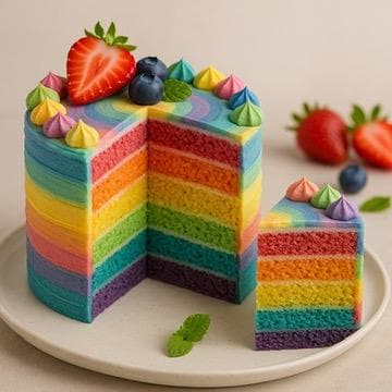 Totely Confezione 3 Topper Per Torta Happy Birthday – Decorazione Arcobaleno Con Cannucce A Canna Di Zucchero, Per Compleanni E Feste