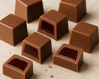 Receta de gel de chocolate con leche y frutos rojos (descarga digital)
