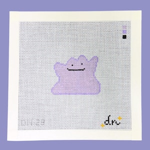Ditto Mini - bemalte Nadelspitze, Pókemon und Nintendo inspiriert, 18 Mesh
