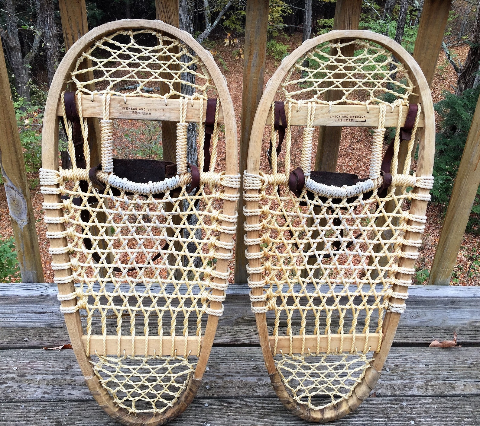 Bear Paw Snowshoes Swenson and Swenson Etsy