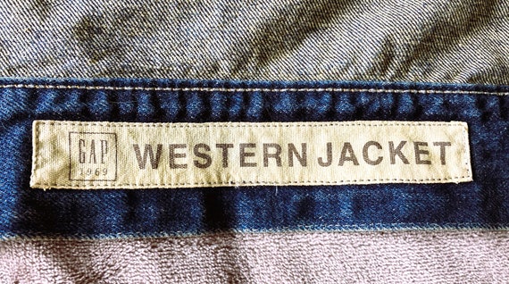 Jean Jacket Vintage GAP 1969 Western - Made in It… - image 4