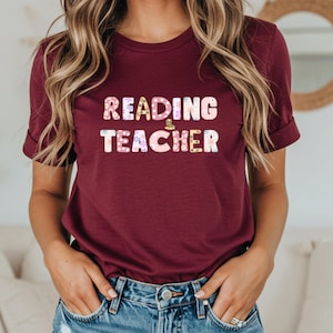 Reading Teacher T-Shirt: Unisex Back-to-School Book Lover Tee