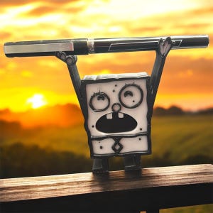 Doodle Bob Style Pen Pencil Desk Holder Spongebob Squarepants Pencil Holder Gag GIft