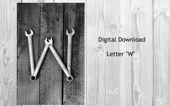 W Alphabet photography letters Digital Letter W photo | Etsy