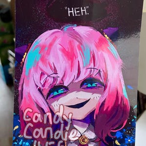 Creepy Anya Spy x Family small print