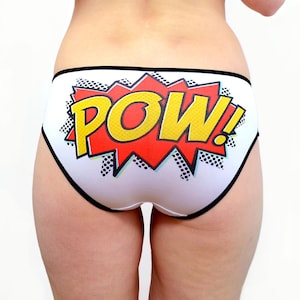 Cartoon Knickers POW! Comic book Underwear