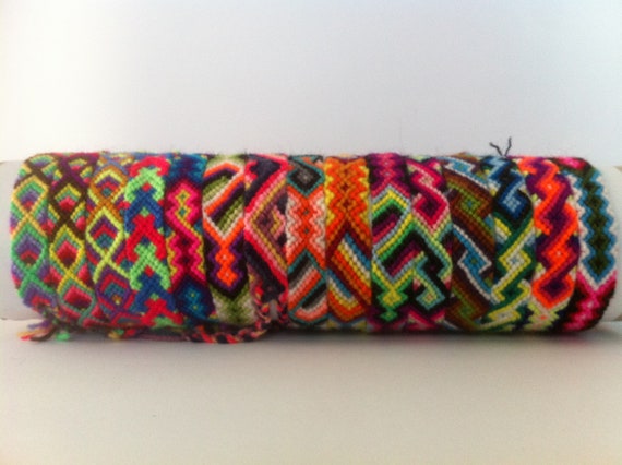 wool friendship bracelets