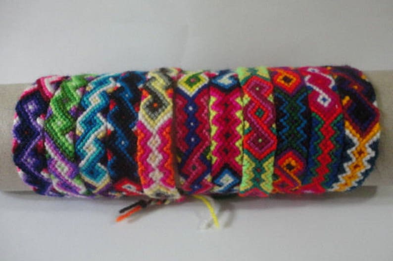 20 peruanische Wolle Freundschaft Armbänder handgemachte | Etsy