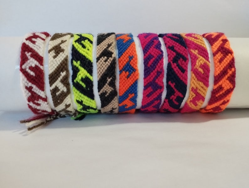 Peruvian Wool Friendship Bracelet x5 x10 x15 x20 x25 Handmade Ethnic Mixed Models New Folck Art Peru image 4