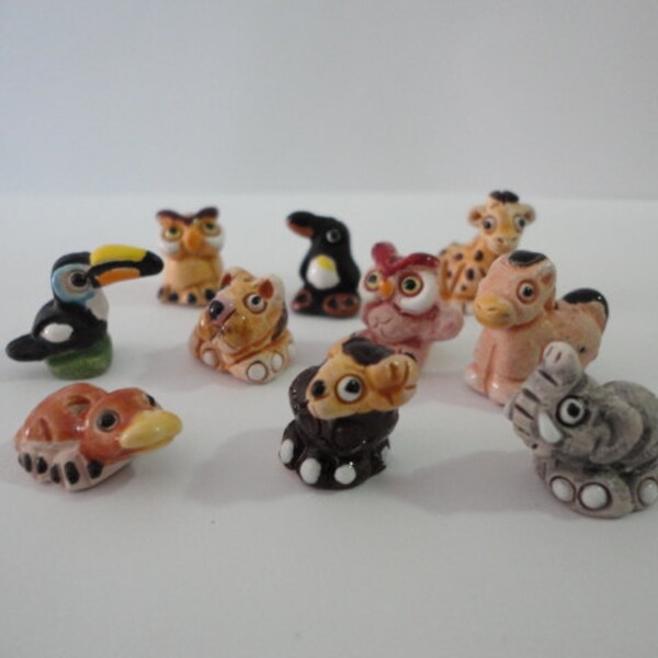 Ceramic Animal Beads Etsy