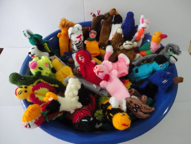 20 Peruvian Finger Puppet Wool Collectable Be super welcome Finally resale start Peru New Art Handmade