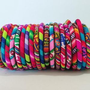 Set 3 Pulsera Peruana Brazalete Manta Peruana Tela Hecha a Mano Arte Étnico Perú