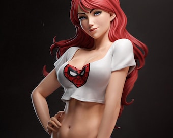 Unpainted Mary Jane resin figure