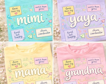 Mama Grandma Auntie PNG Bundle, Mothers Day Shirt PNG, Family Doodle , Mom Life Quote PNG, Commercial Use Sublimation Design