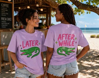 Later Gator PNG, After While Crocodile PNG Bundle, Funny Catch Phrase Shirt Design, Trendy Girly Summer Sublimation PNG ( Instant Download)