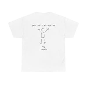PMA Couple, positive mindset always, on your sleeve with our PMA t shirt