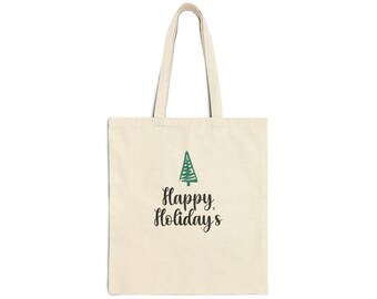 Customizable Cotton Canvas Tote Bag, Eco-Friendly Reusable Shopping Bag