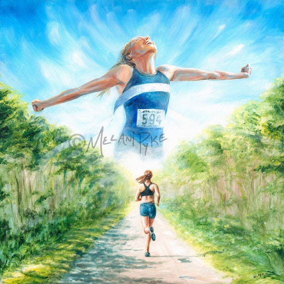 Keep the Goal in Mind Original Painting or Print of Distance