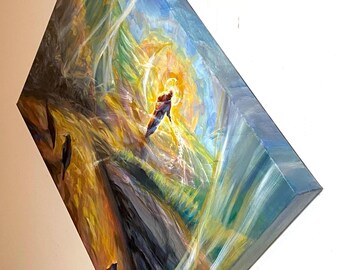 種まき人のたとえ話 - オリジナルの油絵、紙またはキャンバスへの